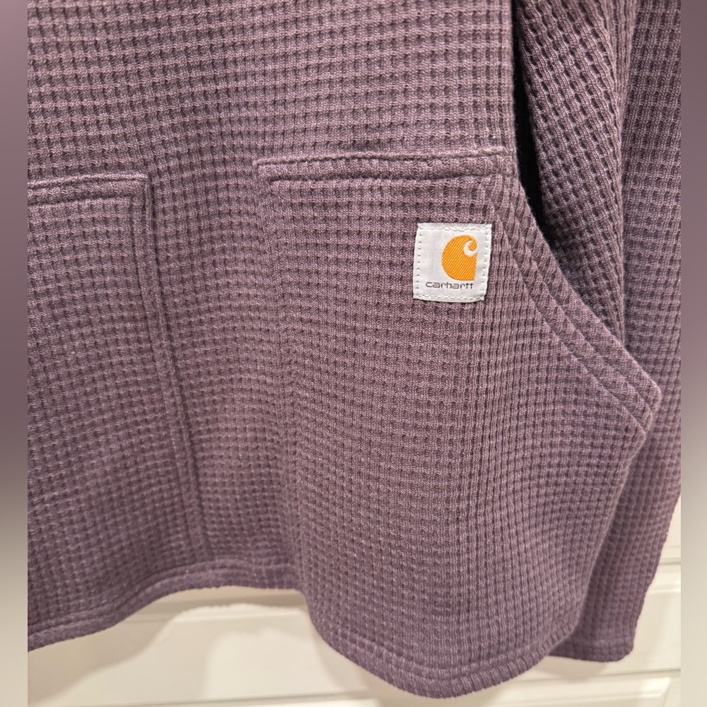 Carhartt Purple Waffle Knit Hoodie - Picture 6 of 7